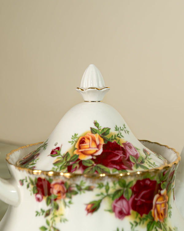 Juego de Té Royal Albert Country Rose (12 piezas)