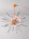 Lámpara Sputnik Triedro en Cristal de Murano Transparente