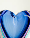 Escultura Corazon en Cristal de Murano Sommerso