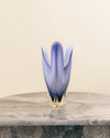Jarrón Violeta Tulipán de Cristal de Murano