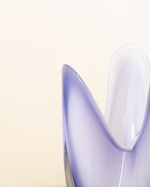 Murano Glass Violet Tulip Vase