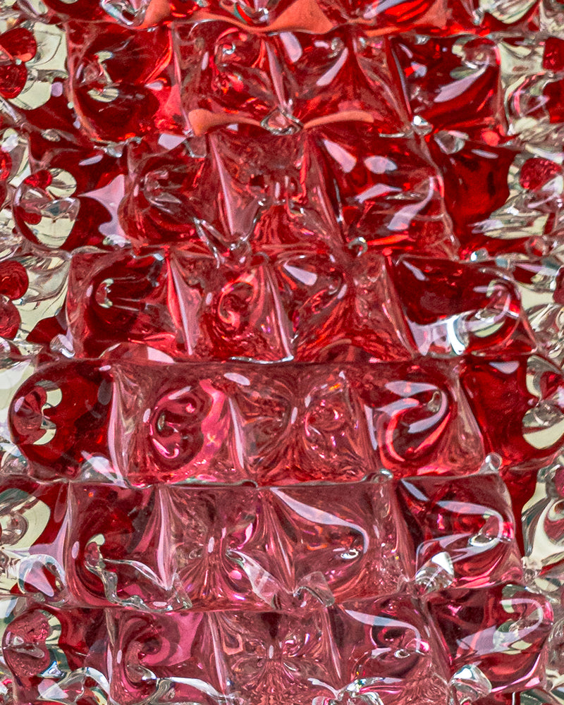 Jarrón Rostrato de Murano Rosa
