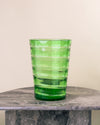 Vaso Escultórico de Cristal de Murano Verde Esmeralda