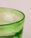 Vaso Escultórico de Cristal de Murano Verde Esmeralda