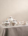 Juego de Té de Porcelana Japonesa de Kutani