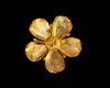 Cenicero Escultórico en Forma de Flor – Latón Dorado