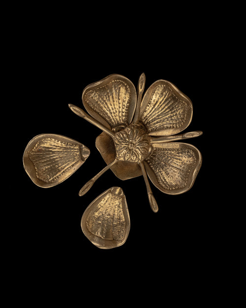 Brass Ashtray Flower