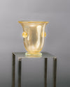 Jarrón de Murano Cáliz Dorado Alessandro Barbaro
