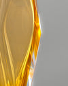Jarrón Prisma Ámbar Cristal de Murano Sommerso