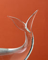 Escultura de Ballena en Cristal de Murano de Licio Zanetti