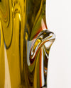 Jarrón de Murano Ámbar y Oliva Escultórico
