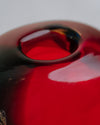 Jarrón Esférico Sommerso Rojo Vetreria Artistica Oball