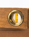 Nivel Antiguo de Carpintero con Estuche Madera de Palisandro y Latón