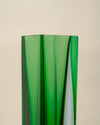 Jarrón de Bloque Sommerso en Verde y Azul Diseño de Flavio Poli