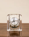 Reloj de Sobremesa en Cristal Escultórico Daum France