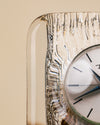 Reloj de Sobremesa en Cristal Escultórico Daum France