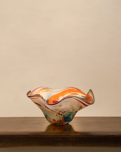 Centro de Mesa Corola de Fuego Ingrid Pears Hot Glass Studio