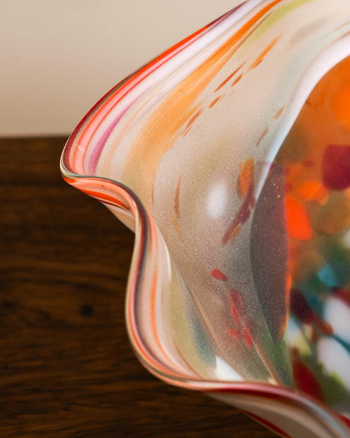 Centro de Mesa Corola de Fuego Ingrid Pears Hot Glass Studio