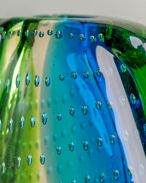 Jarrón Escultórico Tríada en Cristal de Murano
