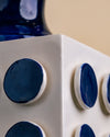 Pareja de Totem Dots Azul en Cerámica