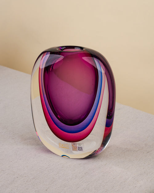 Jarrón Sommerso de Vetreria Artistica OBALL de Murano