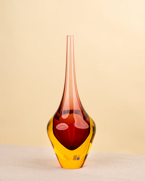 Jarrón de Cuello Alargado de Murano OBALL