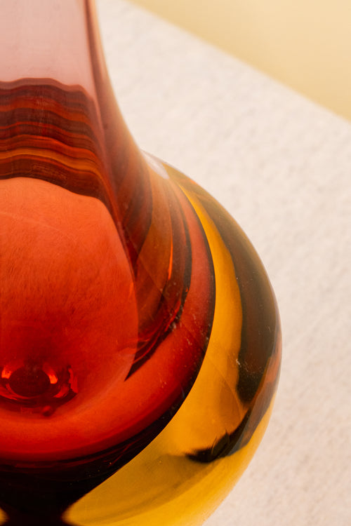 Jarrón de Cuello Alargado de Murano OBALL
