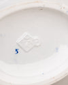 Sopera de Porcelana en Azul Cobalto y Blanco