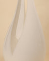 Jarrón Escultórico Goccia en Cristal de Murano Blanco