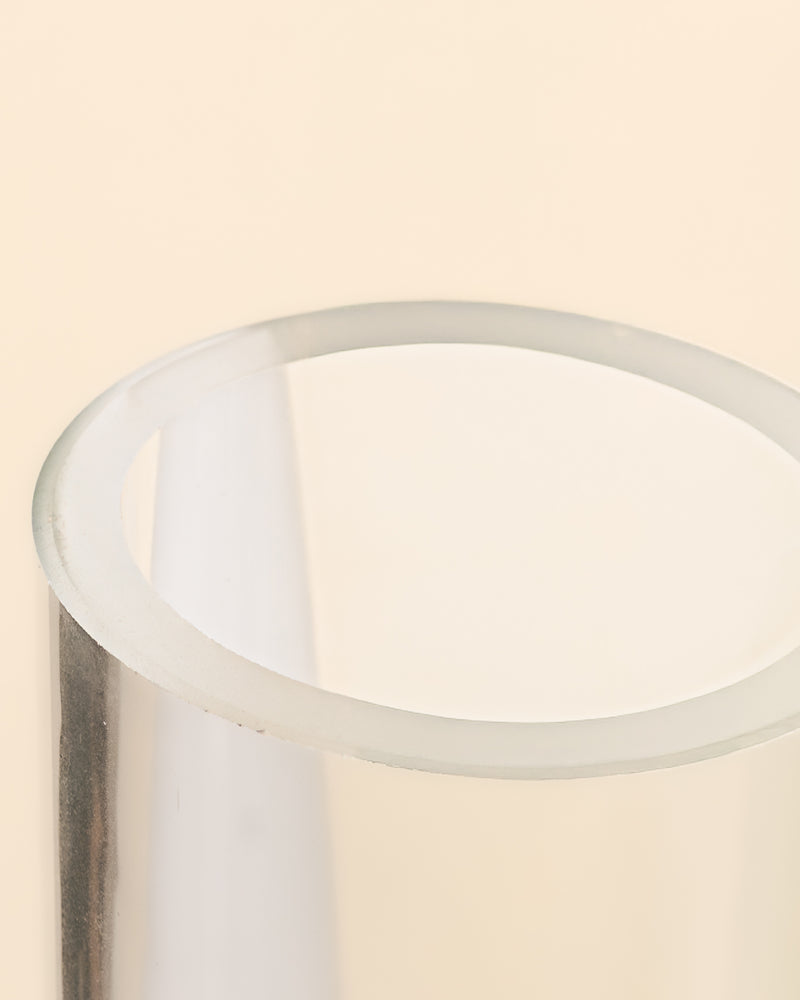 Jarrón Escultórico Goccia en Cristal de Murano Blanco