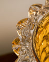 Jarrón Rostrato en Cristal de Murano Ámbar
