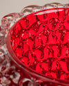 Jarrón Rostrato en Cristal de Murano Rojo Carmesí