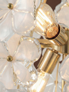Lámpara de Suspensión Esférica Blossom de Cristal de Murano