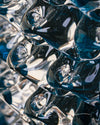 Jarrón Rostrato en Cristal de Murano Azul Cerúleo