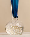 Jarrón Floral en Cristal de Murano Azul Cobalto