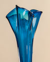 Jarrón Floral en Cristal de Murano Azul Cobalto