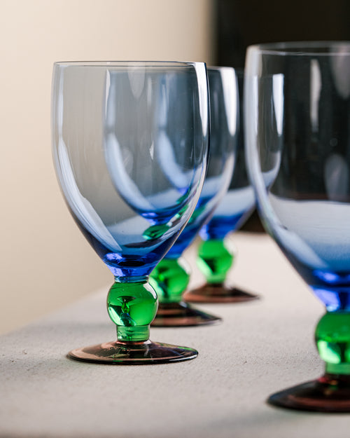 Juego de 6 Copas Tríada en Cristal de Murano