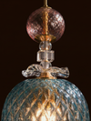 Lámpara Colgante Caleidoscopio en Latón y Cristal de Murano