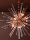 Lámpara Sputnik Triedro en Cristal de Murano Transparente