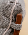 Mecedora Rocker Diseño Danés en Teca y Textil Tweed