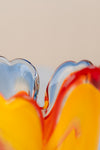 Jarrón Escultórico Fazzoletto de Murano Bícromo