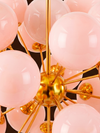 Lámpara Sputnik  Bubble en Cristal de Murano Rosa Pastel