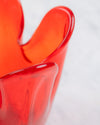 Jarrón Tulipán de Murano Rojo Rubí