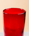 Jarrón Gota de Rubí en Vidrio Sommerso de Murano