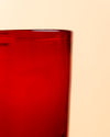 Jarrón Gota de Rubí en Vidrio Sommerso de Murano