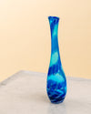 Jarrón Cisne en Vidrio de Murano Azul Turquesa