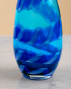 Jarrón Cisne en Vidrio de Murano Azul Turquesa
