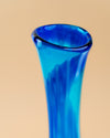 Jarrón Cisne en Vidrio de Murano Azul Turquesa