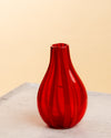 Jarrón Gota Carmín de Cintas de Murano