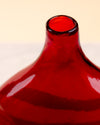 Jarrón Ágata Rojo Soplado de Murano